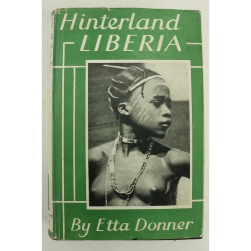 634 - Donner (Etta) Hinterland Liberia, trans. by Winifred M. Deans. 8vo Lond. & Glasgow (Blackie &... 