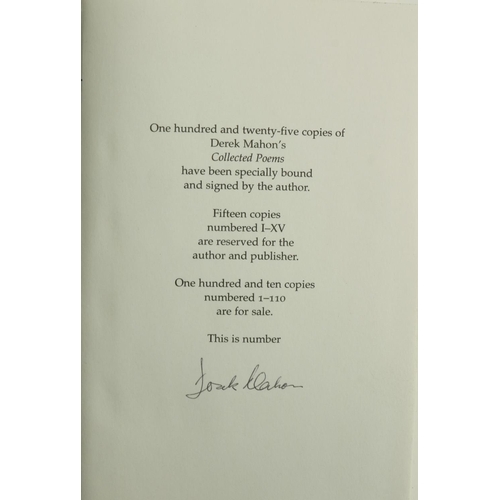 1017 - Signed by the AuthorsCarson (Ciaran) Collected Poems, 8vo, Meath (Gallery Press) 2008, Limited Edn.,... 