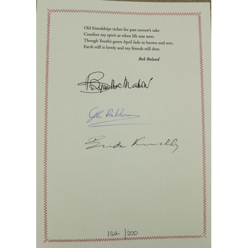 1041 - Signed by John B. Keane, Bryan Mac Mahon & Brendan KennellyBoland (Bob) Thistles and Docks, sm. ... 