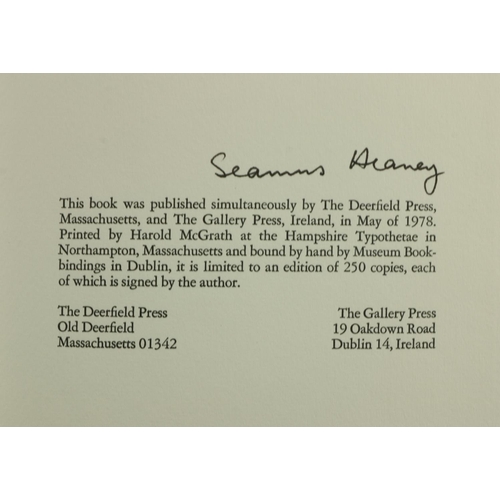 999 - Signed Limited EditionsHeaney (Seamus) Midsummer Feast, Poems and Prose [by Heaney and various relat... 