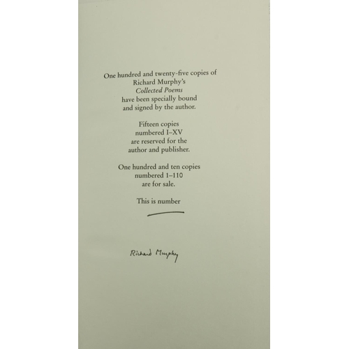 1017 - Signed by the AuthorsCarson (Ciaran) Collected Poems, 8vo, Meath (Gallery Press) 2008, Limited Edn.,... 