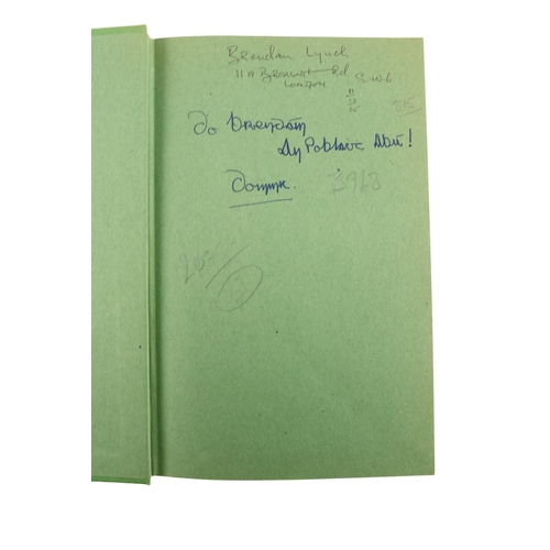 1023 - Signed AssociationBehan (Dominic) My Brother Brendan, 8vo, L. (Leslie Frewin) 1965, First Edn., port... 