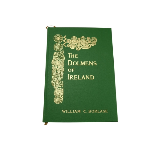 1034 - Borlase (Wm. Copeland) The Dolmens of Ireland, 3 vols. sm. folio Dublin (De Burca Reprints) 2013. Li... 