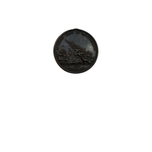 1076 - Medal:  Military (Co. Cork) A rare 19th Century brass circular Medal, the obverse inscribed 