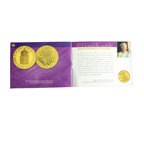 1089 - Gold Coin:  Royal Mint, The 2002 United Kingdom gold Proof Sovereign, cased, with card. (1)... 