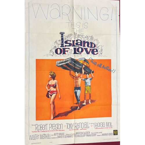 1109 - Cinema: Island of Love, starring Robert Preston, Tony Randall, and Georgia Moll, produced by Marken ... 