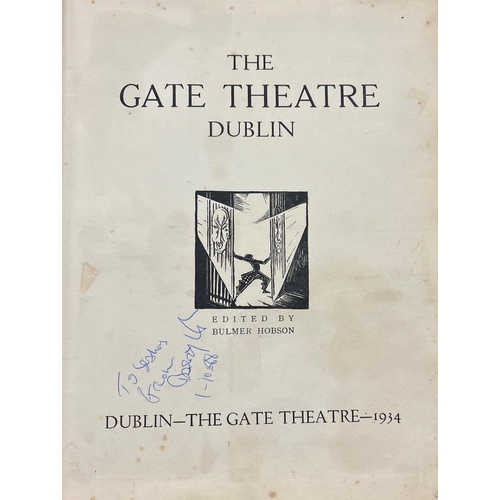 1116 - Unique Signed CopyGate Theatre A leather-bound copy of the Gate Handbook, 1934, edited by Bulmer Hob... 