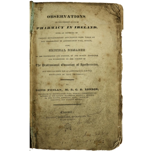 793 - Rare Clonmel PrintingProvincial Printing: Phelan (Denis) Observations on the Present ... 