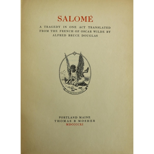 948 - One of 50 Copies OnlyDouglas (Alfred Bruce)trans. Salomé, A Tragedy in One Act Translated from the F... 