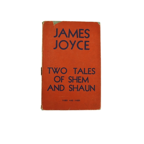 953 - Joyce (James) Two Tales of Shem and Shaun, 8vo L. (Faber & Faber) 1932, First UK Edn., blue boar... 