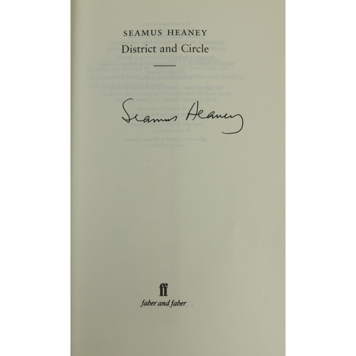 976 - Signed by Seamus HeaneyHeaney (Seamus) District and Circle, 8vo, L. (Faber & Faber) 2006, Signed... 