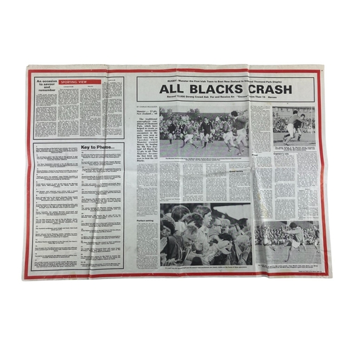 1121 - The Day Munster Conquered the All-BlacksRugby:  Munster R.F.C., a large printed black and white Phot... 