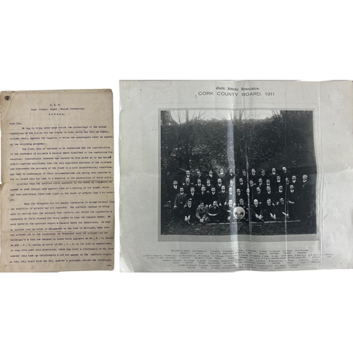 1148 - The 1904 County Cork G.A.A. AppealG.A.A.: Co. Cork, (1904), An important 3 page typed Appeal, regard... 