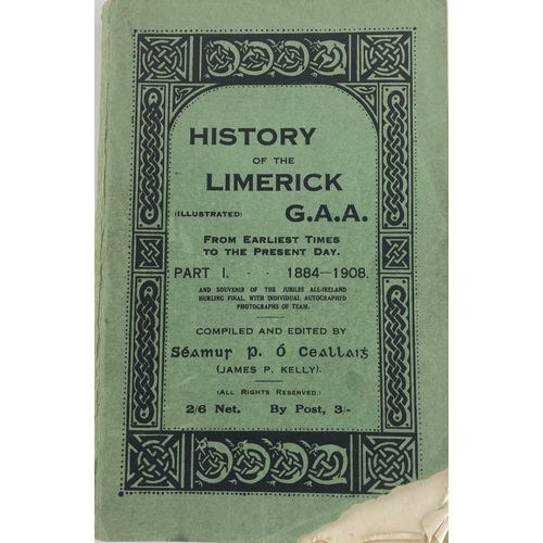 1153 - O'Ceallaigh (Seamus P.)ed. History of the Limerick G.A.A., 8vo, Tralee (The Kerryman) 1937, First Ed... 