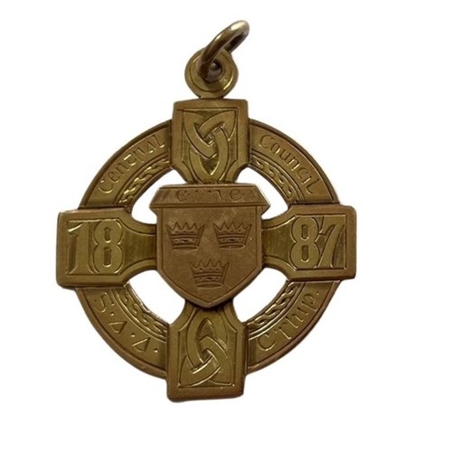1171 - First Ever All-Ireland Football Medal, 1887Won by Limerick CommercialsMedal: G.A.A. - Football, 1887... 