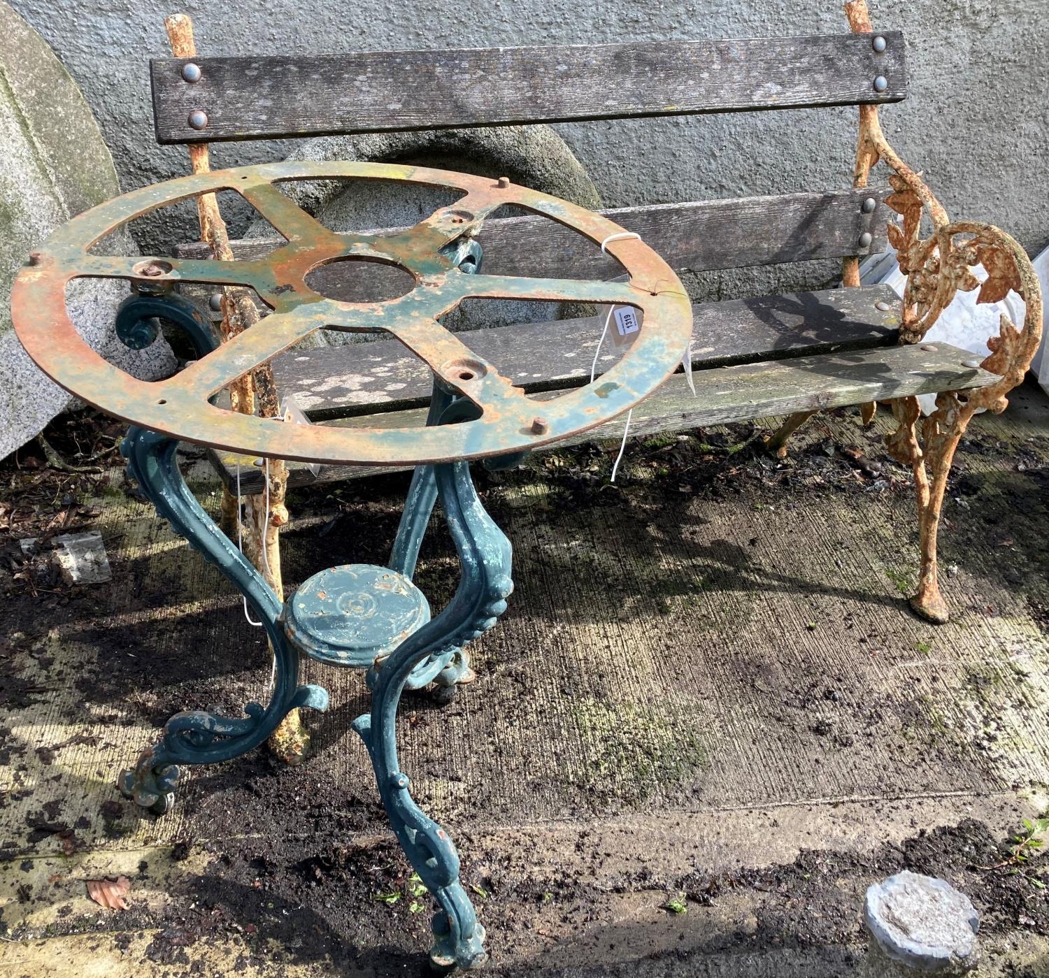 Small cast deals iron table