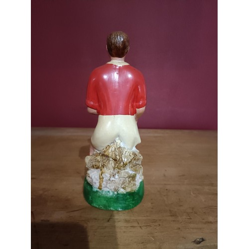 374 - G.A.A.: a hand painted plaster figure of a hurler 