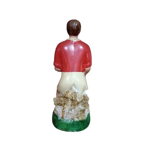 374 - G.A.A.: a hand painted plaster figure of a hurler 