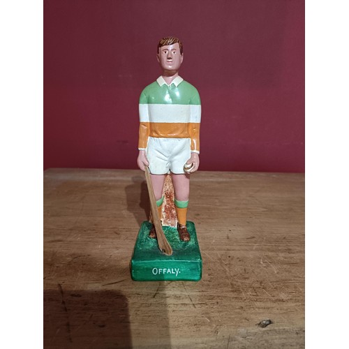 375 - G.A.A.: a hand painted plaster Figure of a hurler 