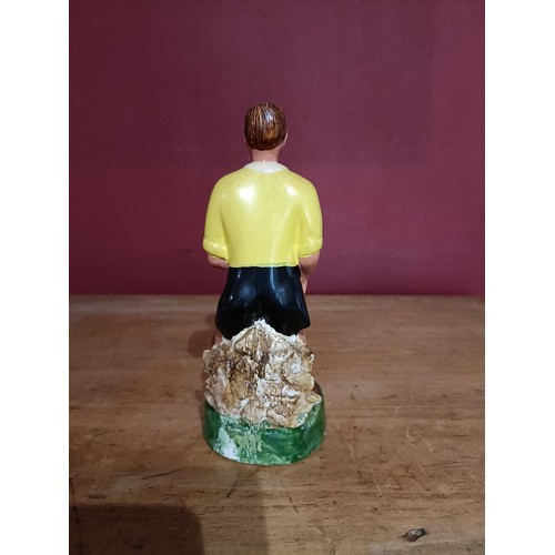 376 - G.A.A.: a hand painted plaster Figure of a hurler 