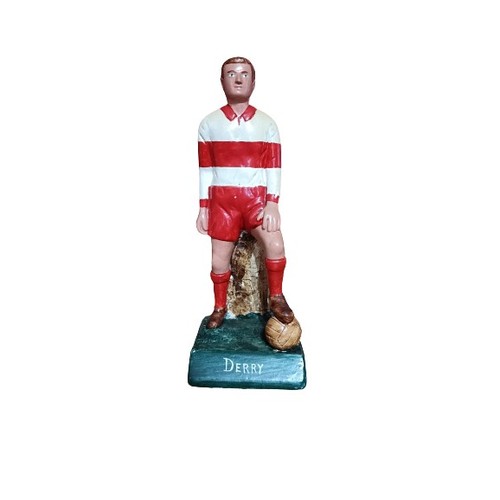 377 - G.A.A.: a hand painted plaster Figure of a Footballer 