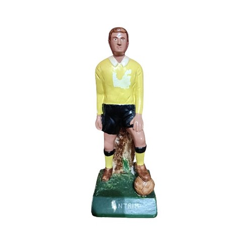 378 - G.A.A.: a hand painted plaster Figure of a Footballer 