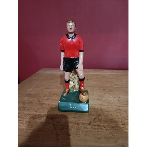 379 - G.A.A.: a hand painted plaster Figure of a Footballer 