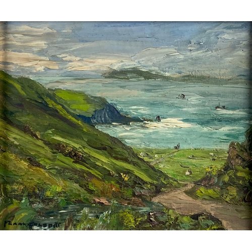 547 - Frank Colbert, Irish (XX-XXI)'Towards Ventry, Co. Kerry, from Mountain Road, Dun Quin,' O.O.C. 22cms... 