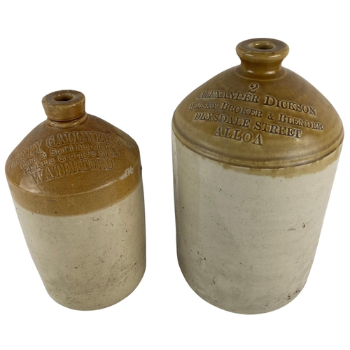 835 - A two gallon stoneware Spirit Jar, by Govancroft Pottery, Glasgow, for Alexander Dixon, Whisky Broke... 