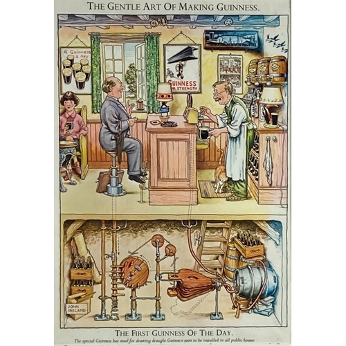 348 - Advertisement: Guinness & Co. [Ireland (John) artist] The Gentle Art of Making Guinness,, cold. ... 