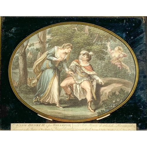 481 - A good pair of Bartolozzi coloured Engravings, after Angelica Kaufmann, 