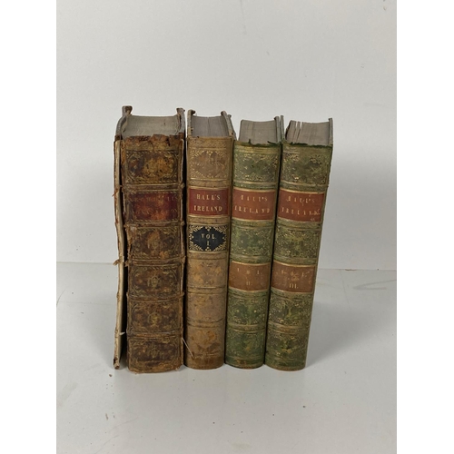 494 - Hall (Mr. & Mrs. S.C.) Ireland: Scenery, Character, etc., 3 vols. Sm. folio Lond. 1841-43. First... 