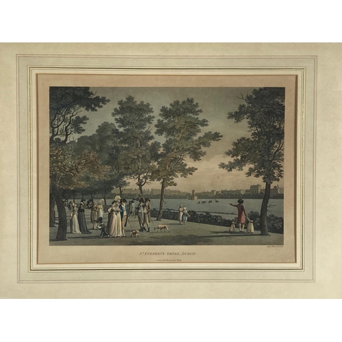 658 - After James Malton (1761-1803)A set of five original hand coloured and black and white Prints from M... 