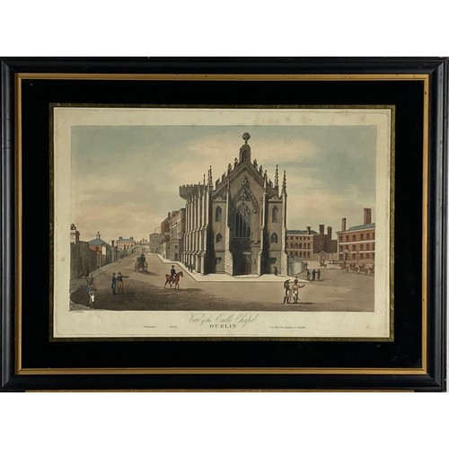 896 - After Samuel F. Brocas (1792-1847)Dublin: A set of 7 coloured engraved Prints to include:* View of t... 