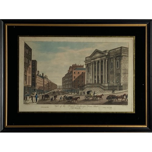 896 - After Samuel F. Brocas (1792-1847)Dublin: A set of 7 coloured engraved Prints to include:* View of t... 