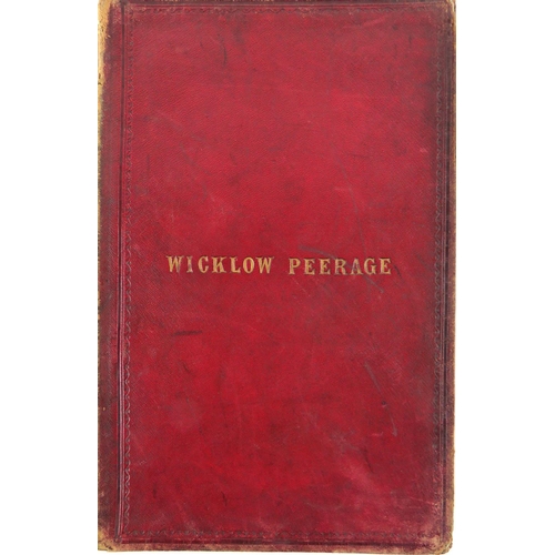 104 - House of LordsThe Wicklow Peerage - Minutes of Evidence taken before The Committee for Privileges on... 