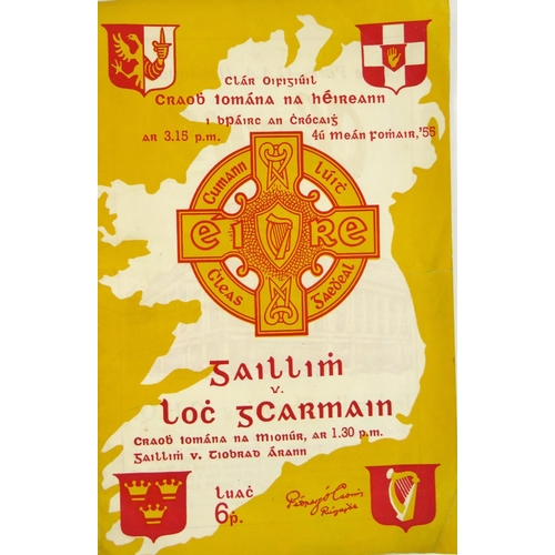 1045 - 1955 All-Ireland Hurling FinalProgramme: G.A.A., Hurling 1955, Clar Oifigiuil All-Ireland Final, Gal... 