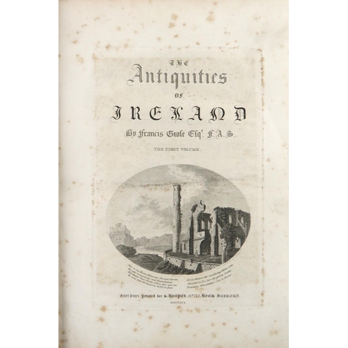 108 - With Very Clean PlatesGrose (Francis) The Antiquities of Ireland, 2 vols. lg. 4to London 1... 