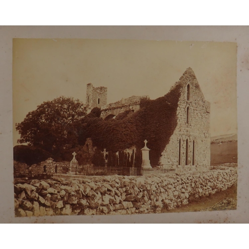 111 - Photographs: Co. Clare, An oblong folio Album with 18 Photographs of Antiquities, and Ancient Buildi... 