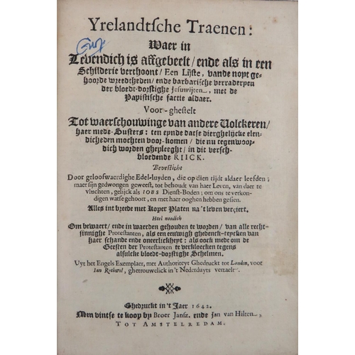 117 - "The Tears of Ireland"[Cranford (James)] Yrelandtsche Traenen: Waer in levendisch is affgebee;t. emd...