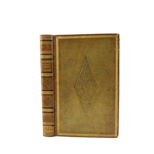 159 - By Thouvenin JeuneBinding: Petit Careme de Massillon, Eveque de Clermont, 8vo Paris 1822. Hf. t... 