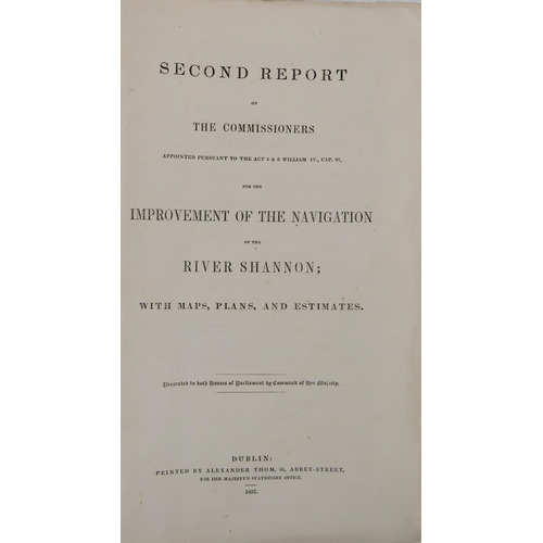 218 - The River ShannonMaps & Plans: J.F. Burgoyne, Richard Griffith, & Harry D. Jones: The C... 