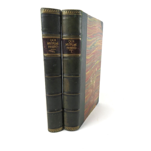 264 - Dickens (Charles) Our Mutual Friend, 2 vols. 8vo Lond. (Chapman & Hall) 1865. First Edn., 2 hf. ... 