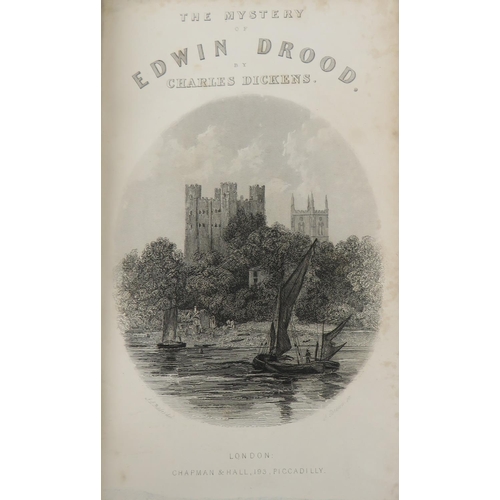 265 - Dickens (Charles) The Mystery of Edwin Drood, 8vo Lond. (Chapman & Hall) 1870. First E... 