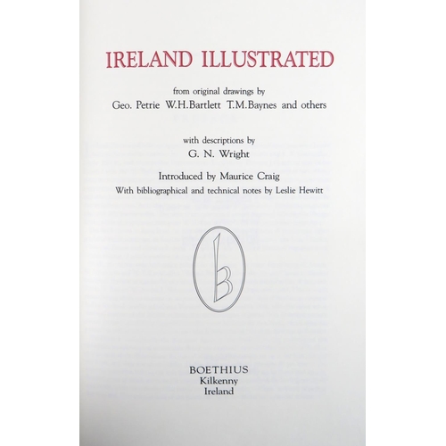 345 - In Fine BindingWright (G.N.) Ireland Illustrated, folio Kilkenny Reprint (Boethius) 1989.&... 