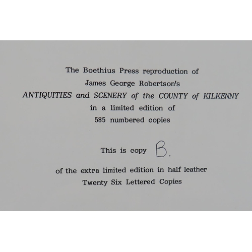 357 - Robertson (James George) Antiquities and Scenery of the County of Kilkenny, oblong folio, Kilkenny (... 