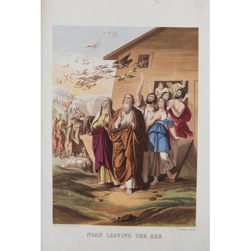 358 - With Attractive large Coloured PlatesReligious Tract Society - Bible Pictures, lg. folio London... 