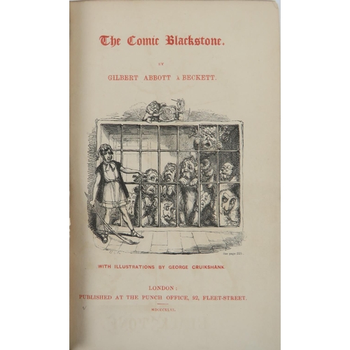 372 - Very Fine Clean Copy[A'Beckett (Gilbert A.)] The Comic Blackstone, 12mo Lond. (Publ. at Punch O... 