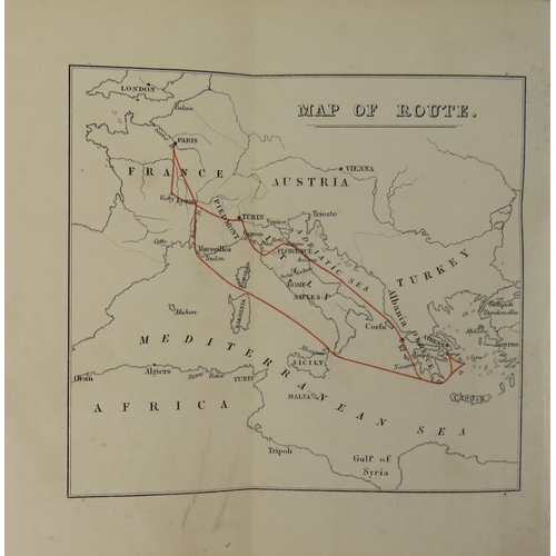 389 - Irish Travel:  Corrigan (Dr. Dominic) Ten Days in Athens with Notes by the Way, Summer of 1861, 8vo ... 