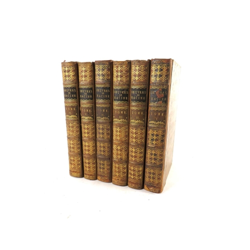 406 - Aignan (M.)ed. Oeuvres Completes de J. Racine, 6 vols. 8vo Paris (P. Dupont) 1824. In attractiv... 